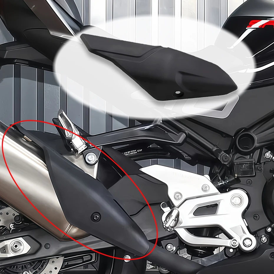 

CFMOTO Motorcycle Original Accessories Spring Breeze 450SR Muffler Cover CF400-6 Exhaust Pipe Thermal Cover CFSR450