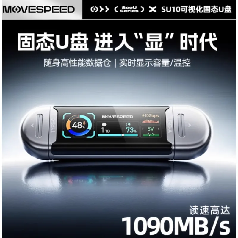 MOVESPEED SU10 1090MB/s Solid State PenDrive 2TB 1TB 512GB 256GB