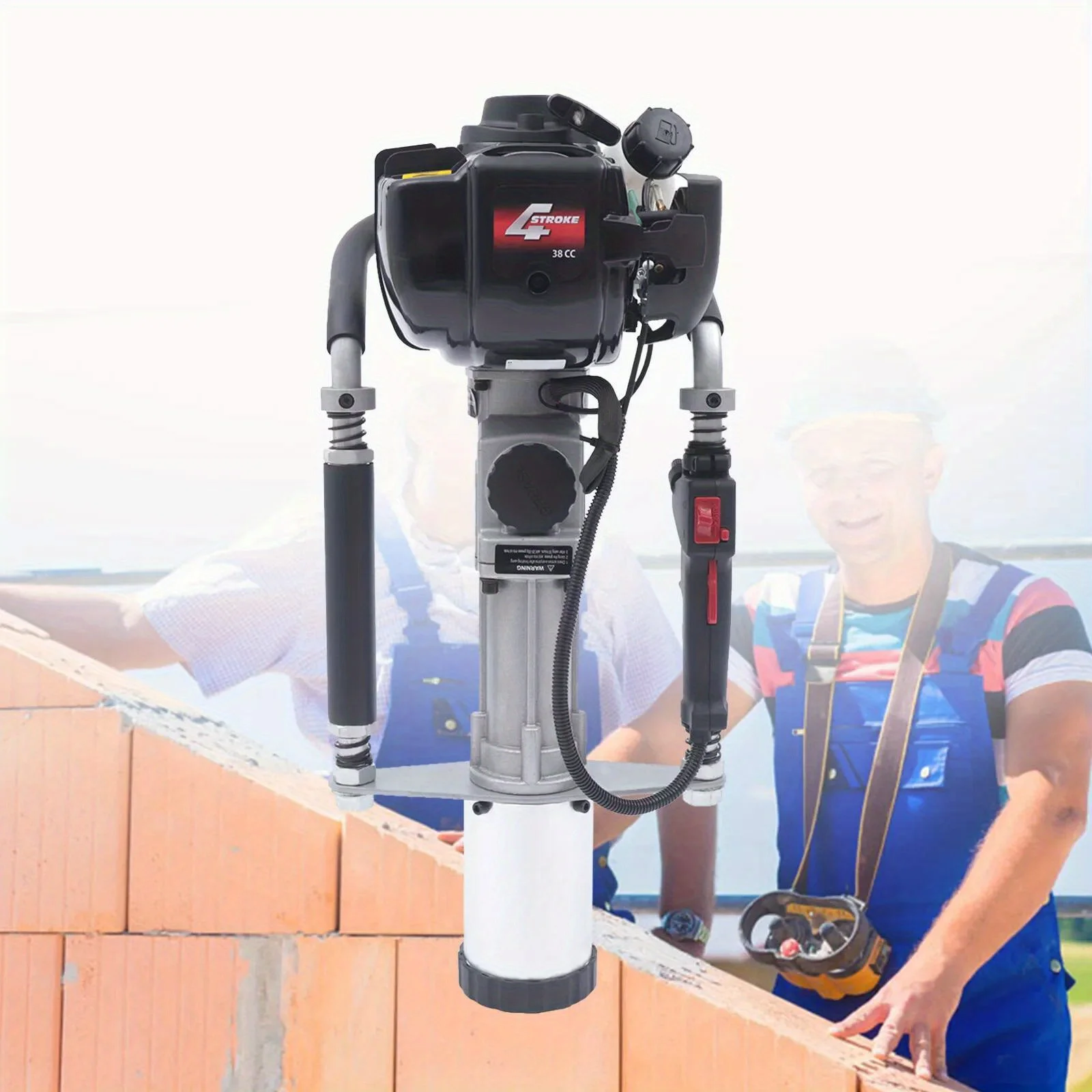 Controlador de pila de cerca alimentado por 4 tiempos, motor de empuje TPost, controlador de pila de cerca alimentado por 4 tiempos de alta resistencia, motor de empuje de poste en T de alta resistencia