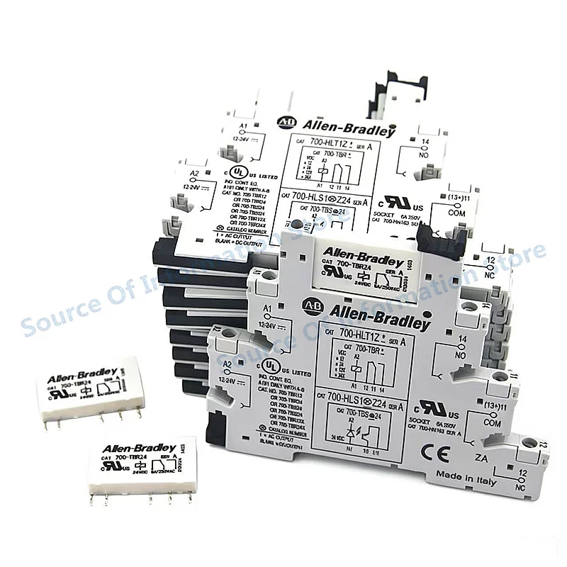 Allen-Bradley 700-HLT1Z24 Ultra-Slim Interface Relay Module, 24VDC SPDT DIN Rail Mount Industrial Signal Relay