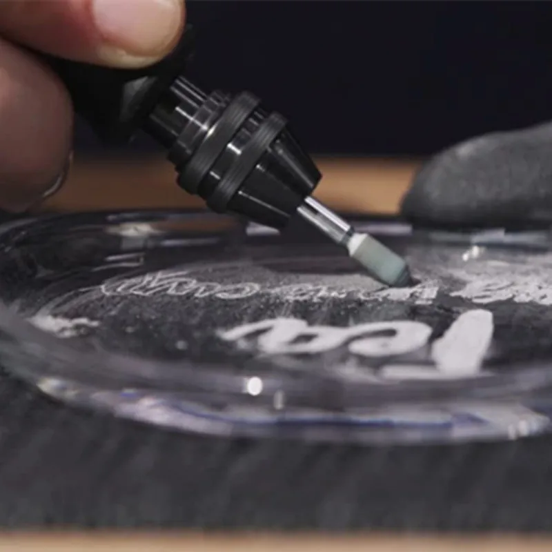 Dremel 682 Glass Etching Set with 8 Pcs Grinding Carving Accessories Kit for Etching Engraving Sanding in Glass Ceramics Jade