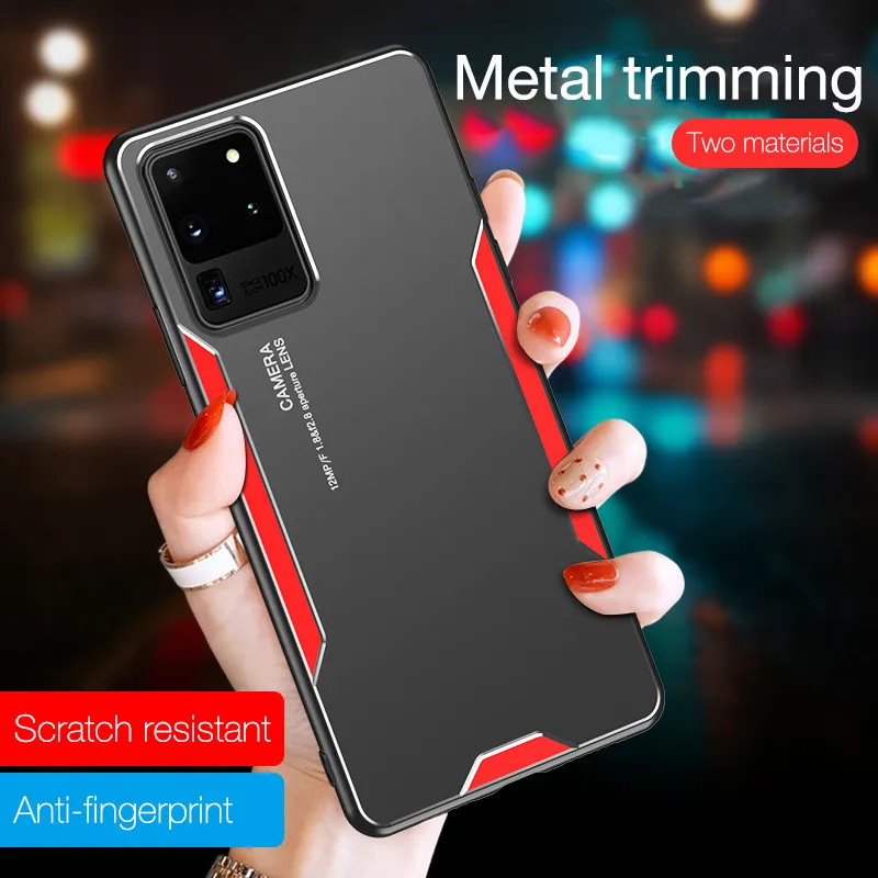 Aluminum Alloy Metal Phone Case For Huawei P20 P30 P40 Lite Pro Nova 7 6 5 Pro 4 5G Mate 20 30 Silicone Bumper Protection Cover