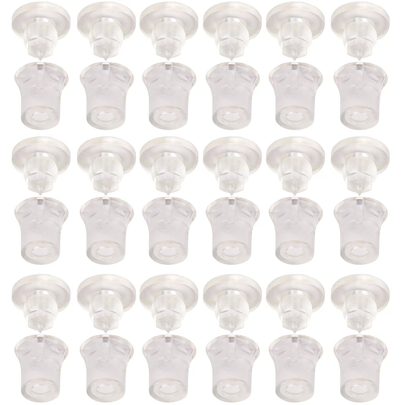 

Stock 200PCS Clear Acrylic Hidden Clip-in Standoffs Plastic Screws Advertising Nails Signs Signage Wall Mount Standoffs Brackets