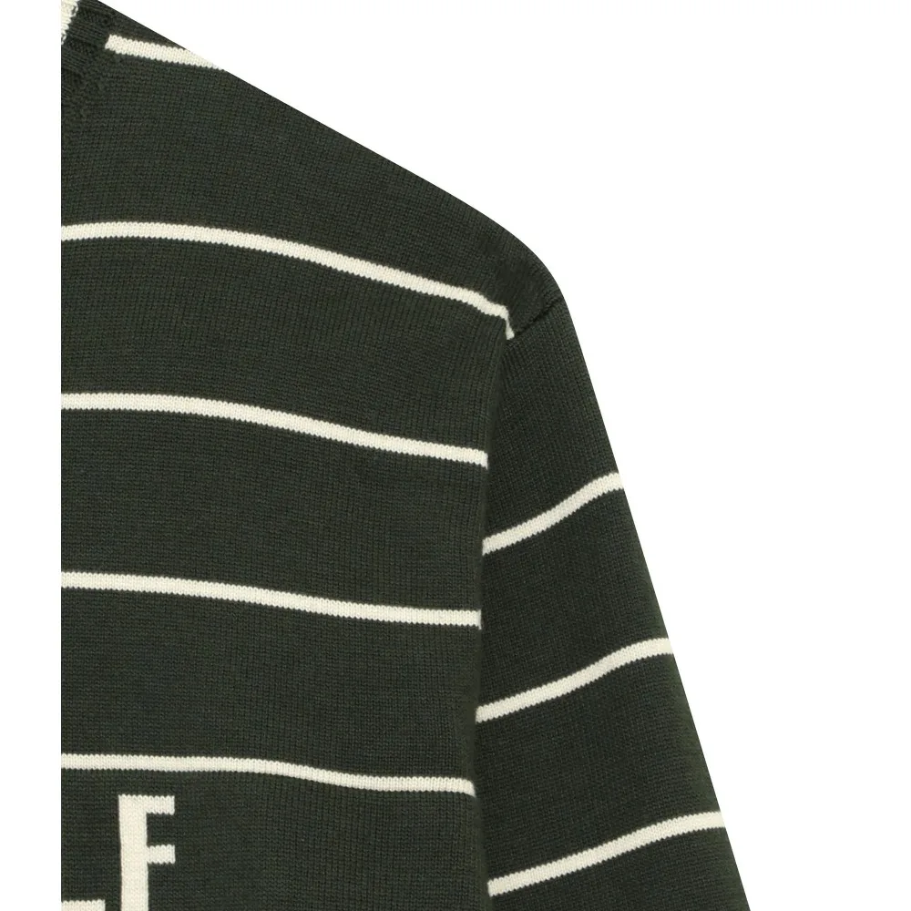 A Great Selection of Striped Men's Knitted Sweaters! Slim Fit! High-end Brand! Warm Fall Tops, Golf, Luxury