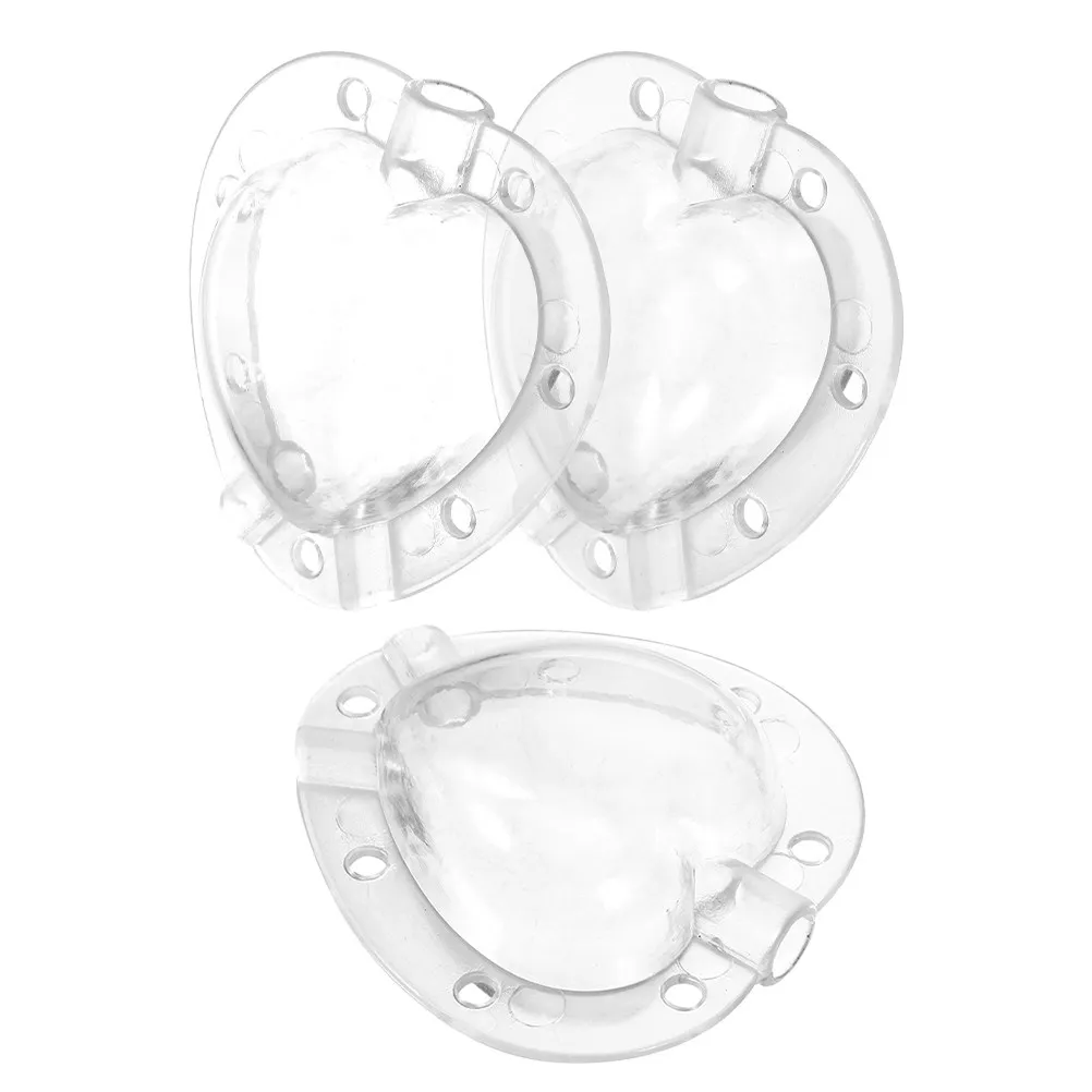 3Pcs Heart Shape Vegetable Mold Garden Fruit Forming Tool Reusable Strawberry Tomato Shaping Mould for Creative Home Gardening