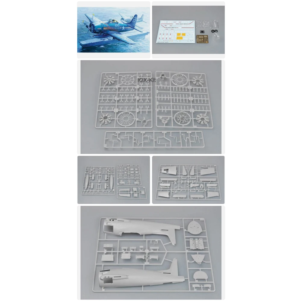 

Trumpeter 02247 1:32 Scale US F8F F8F-1 Bearcat Shipboard Fighter Plane Plastic Assembly Model Building Kit