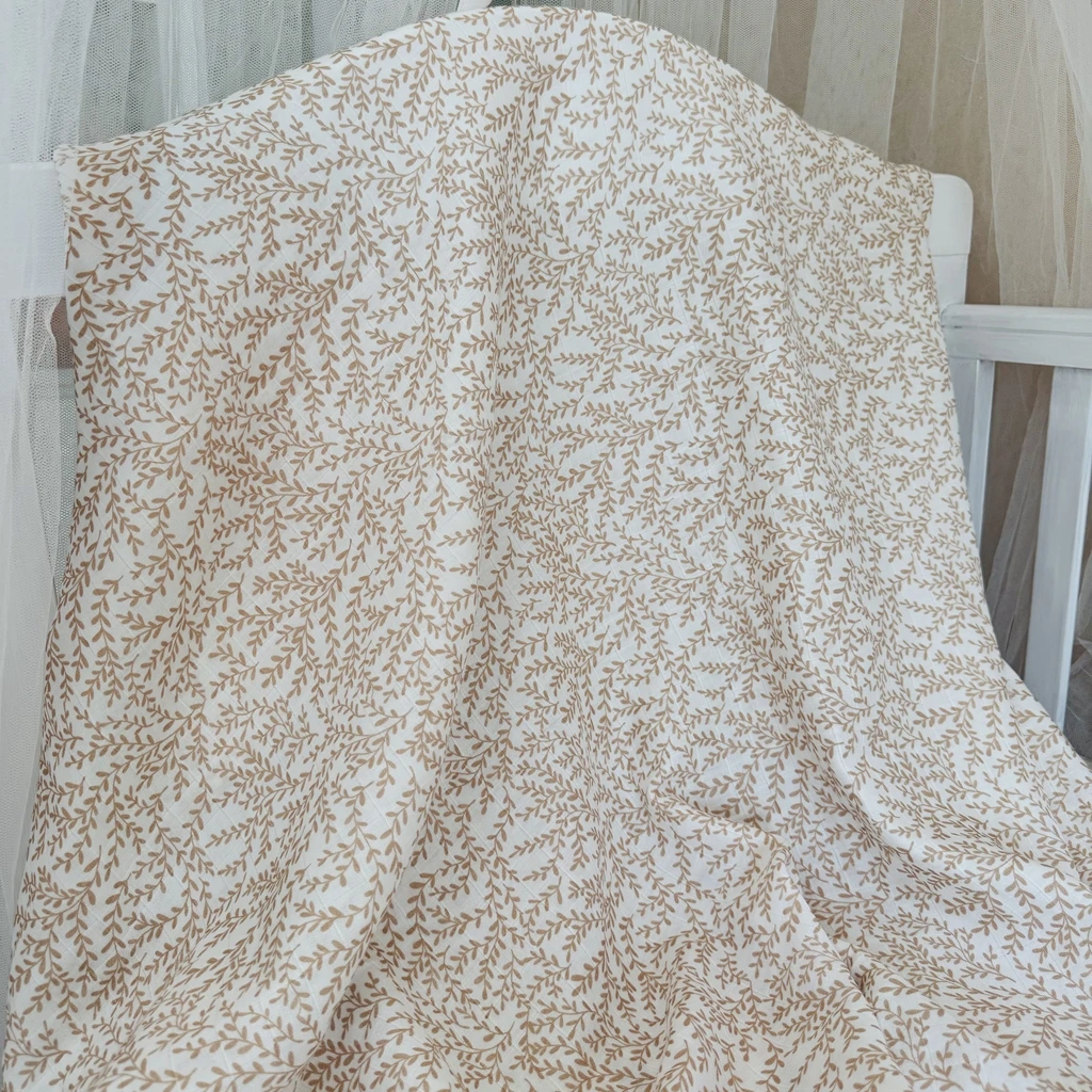 2025 جديد حار القطن العضوي أنماط شعبية قماط بطانية تخصيص تصاميم باريس قماط