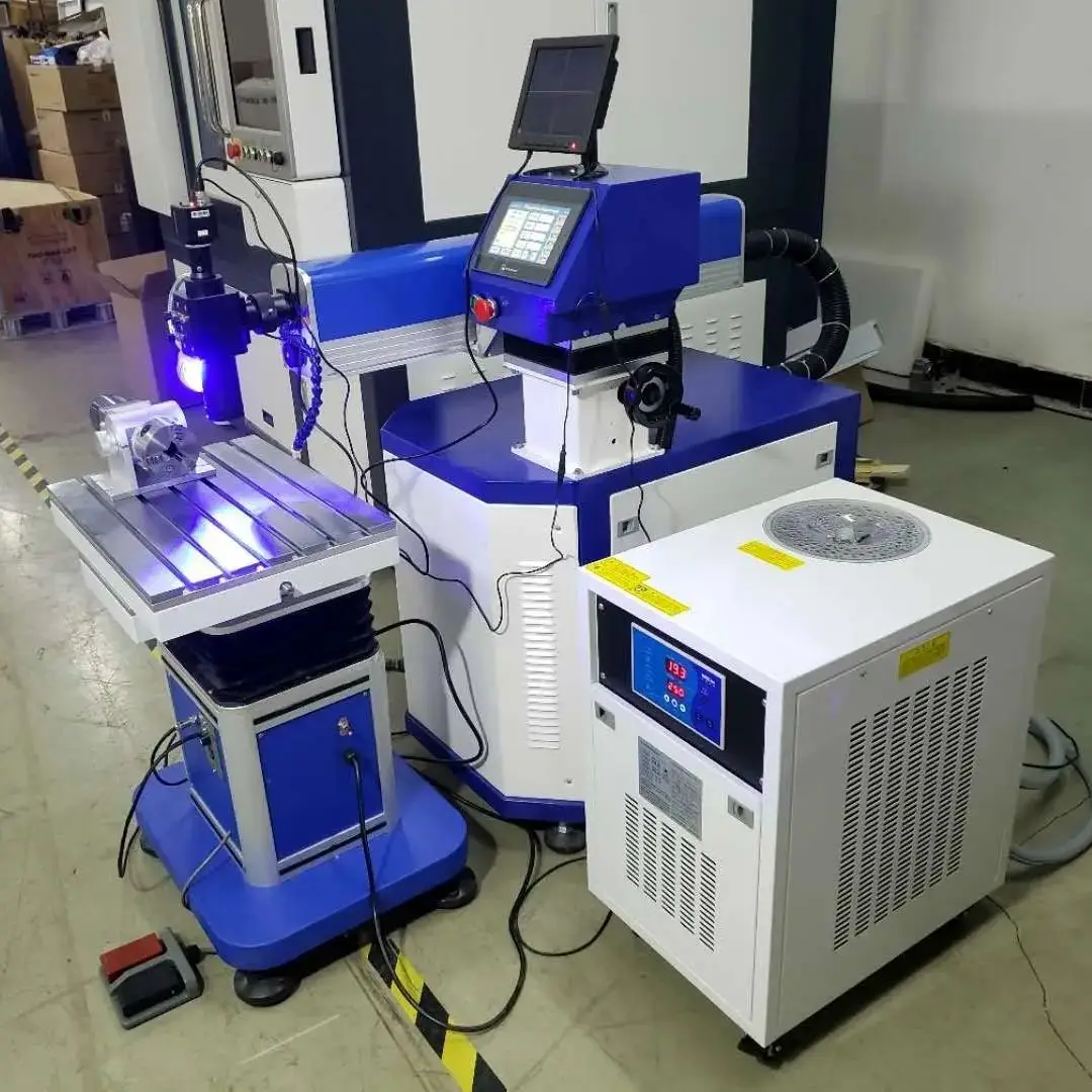 200W/300W/500W Fiber Laser Welding Machine jewelry welding machine Fiber Mold Laser Welding Machine With Lamps and Microscop