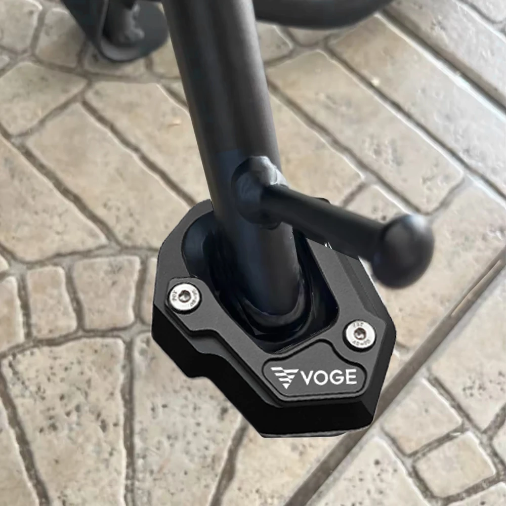 For Loncin Voge 300rally 300 RALLY 300GY Kickstand Foot Side Stand Extension Pad Support Plate VOGE 300 GY rally 300 2023-2025