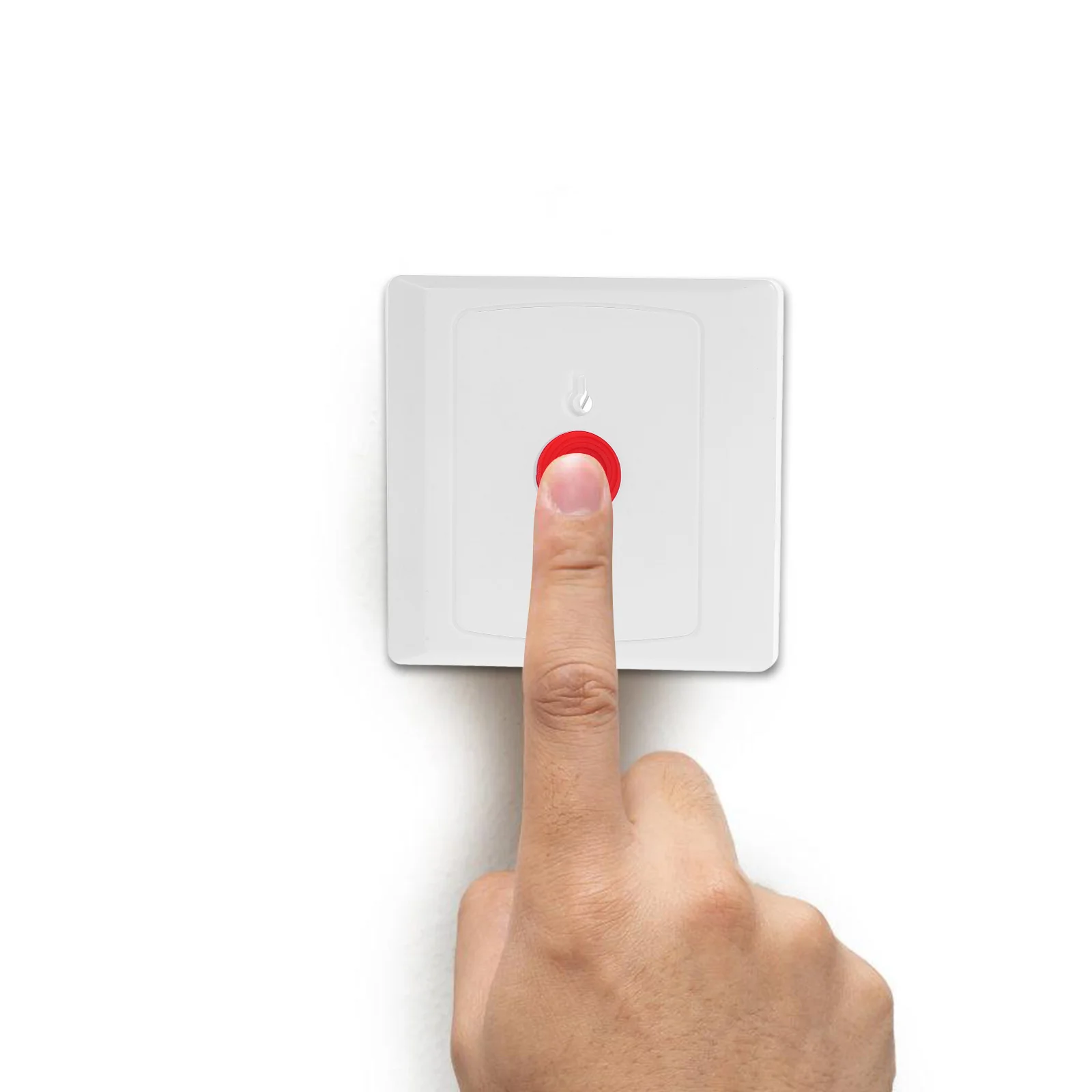 

1 set 1 Set Manual Alarm Emergency Call Button Wall Mounted Reset Key For Home Outdoor Patient Reusable Alarm Button Reset Keys