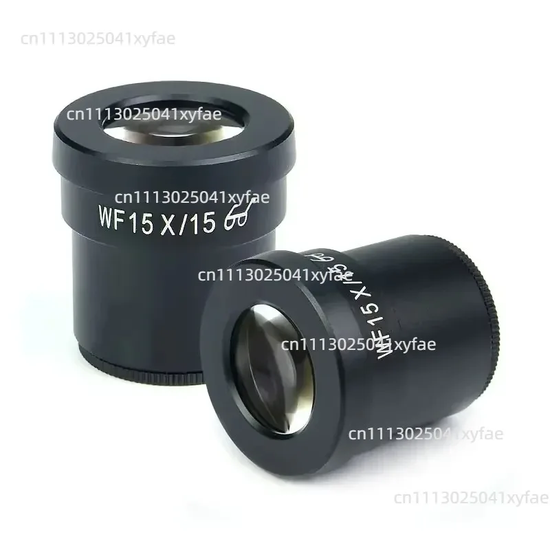 1PC WF15X Wide Angle Stereo Microscope Eyepiece Lens, 30mm Interface, Binocular Trinocular Microscope Replacement Part