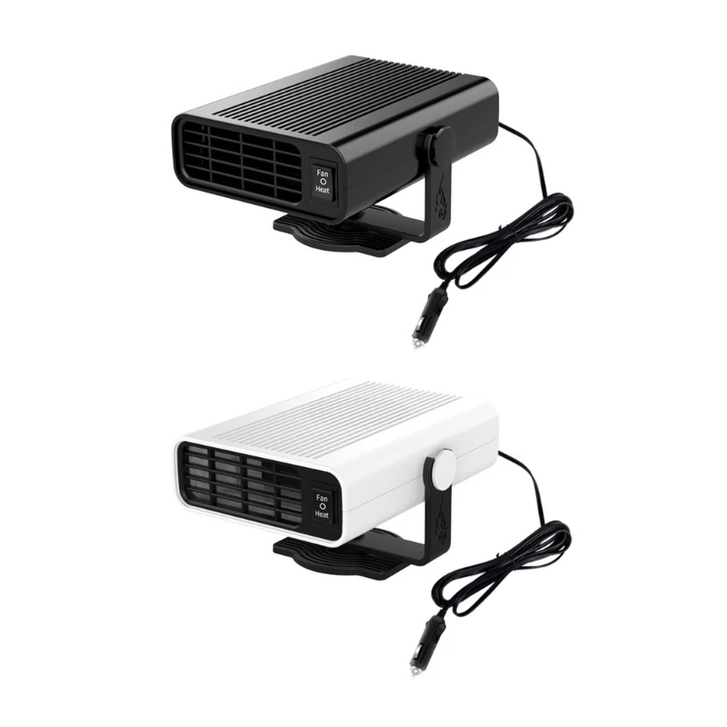 

Q39F 120W 12V Collapsible Car Heaters Portable Fast Demisting Defroster with Lighters Plug for Car SUV Truck & Trailer