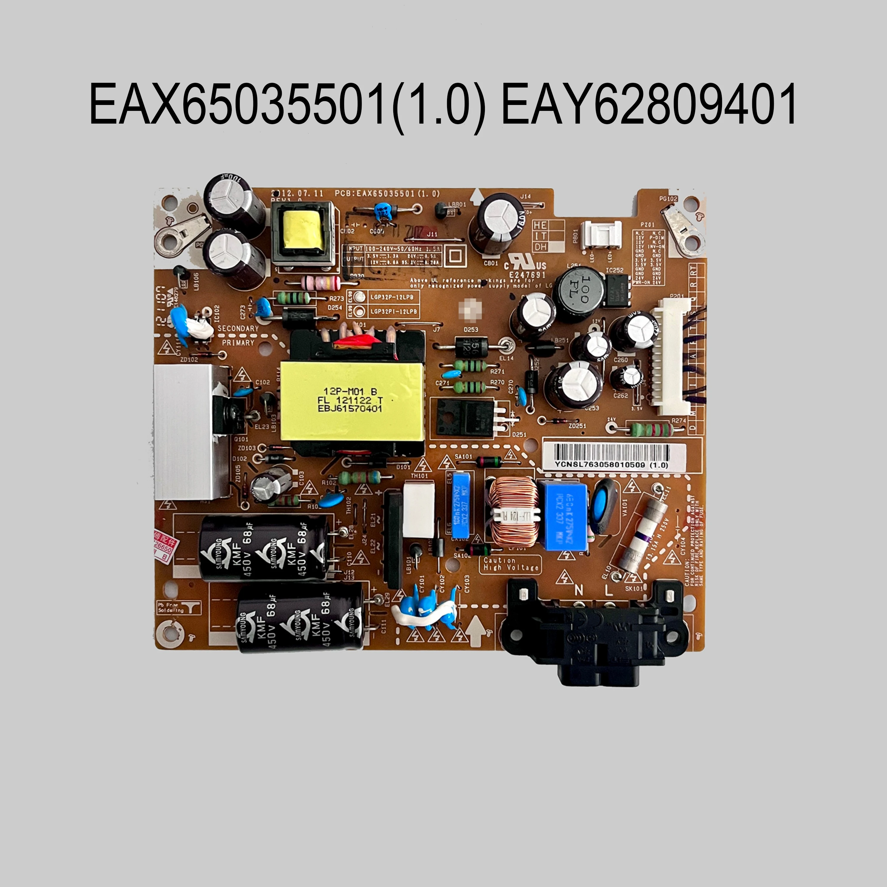 정품 전원 공급 장치 보드, EAX65035501(1.0) EAY62809401 LGP32P-12LPB, 32LS341C 32LS3450 32LS345H 32LS3450 32LS3150 32LS345T