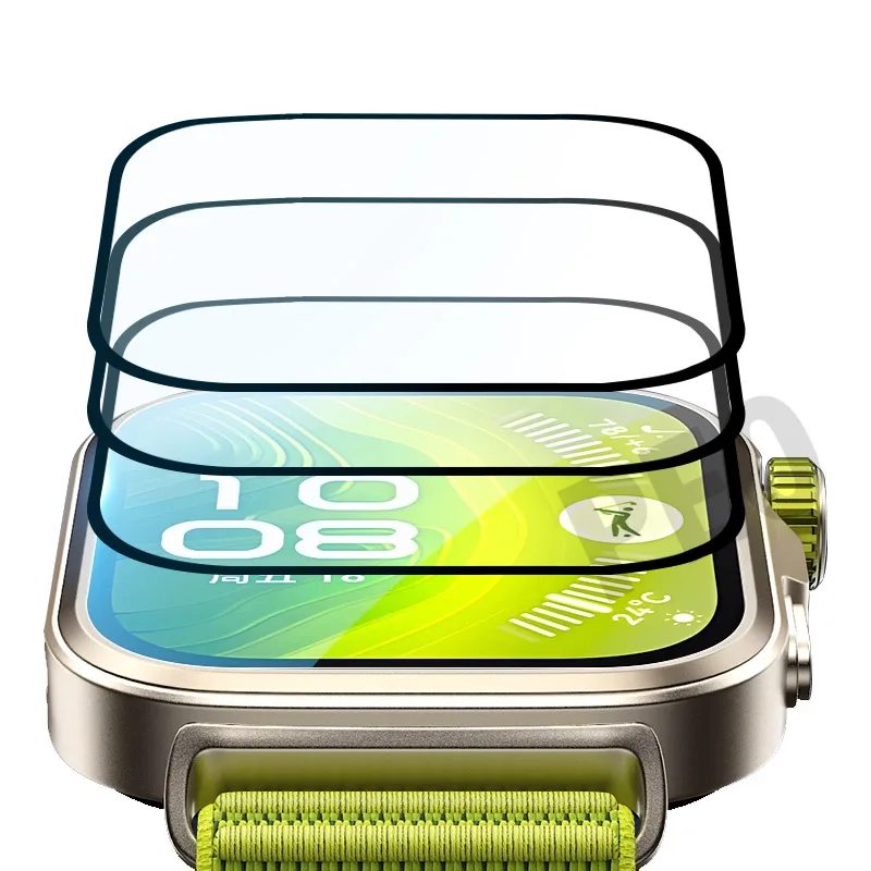 1-5Pcs 9D Gebogene Film Für Huawei Uhr fit3 fit4 SmartWatch Screen Protector Nicht Glas Volle Abdeckung für Huawei Uhr Fit 3 4Pro