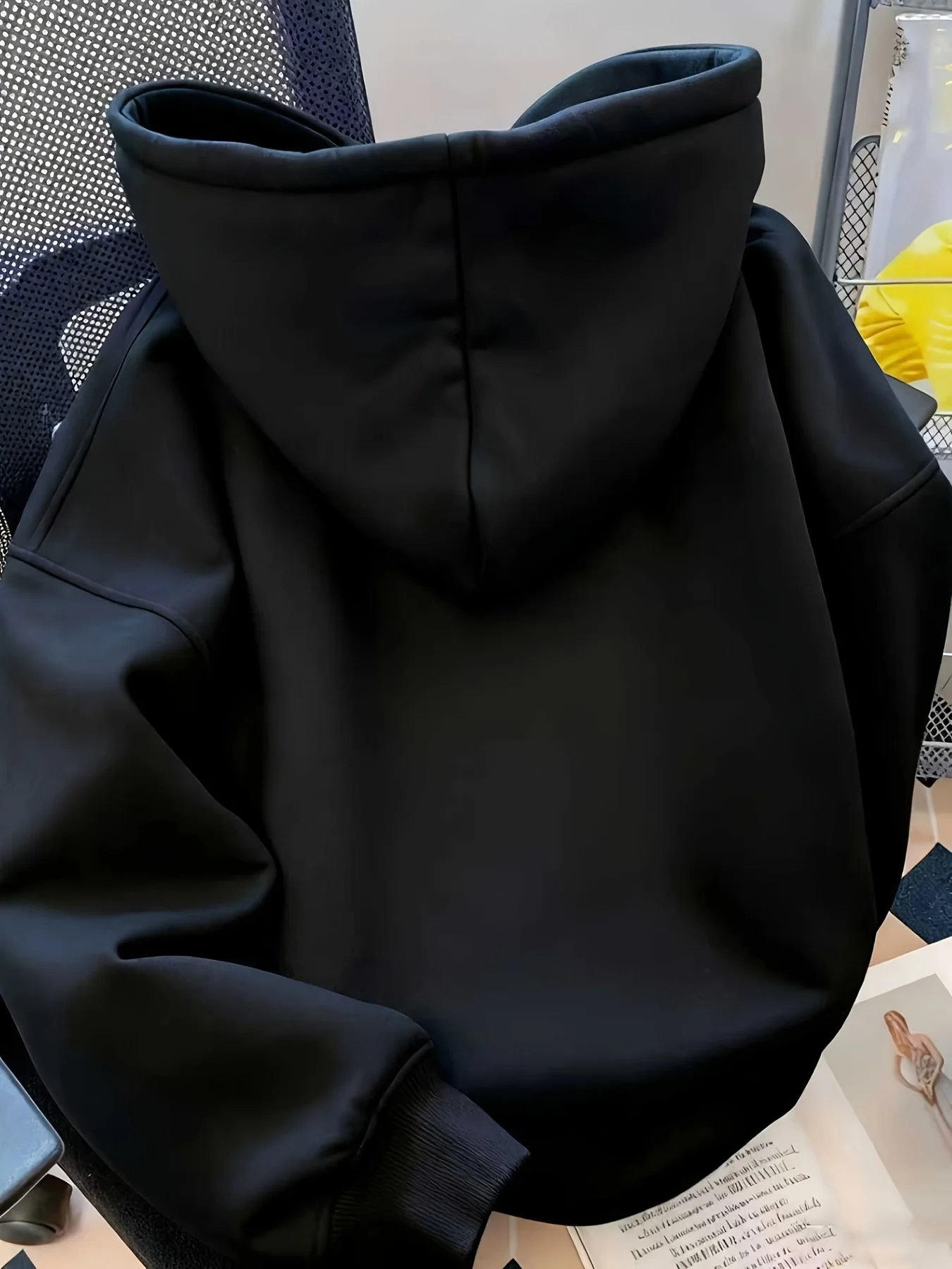 الرجال عادية مطبوعة نمط هوديي 2025 الخريف الشتاء جديد حار بيع الرجال النساء القطن الخالص عادية المألوف فضفاض هوديي #4