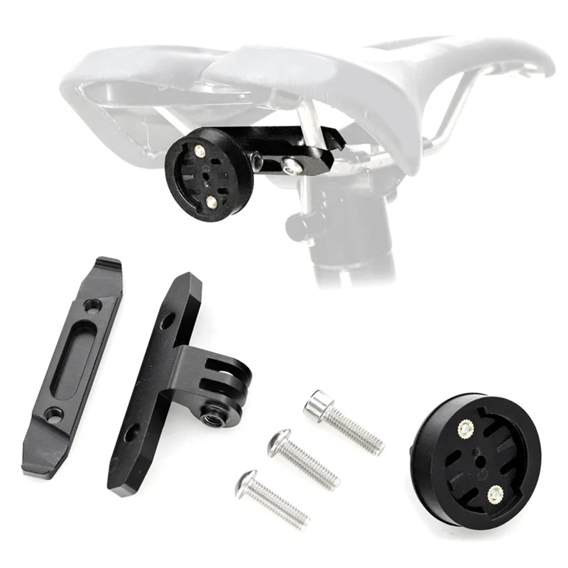 ABHT-Taillight Aluminum Alloy Bicycle Tail Light Seatpost Bracket For Bike For Garmin Varia MTB Saddle Support Light Holder