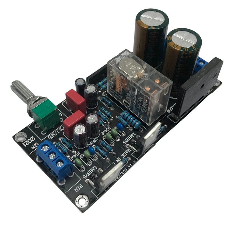 LM1875T Power Amplifier Board 2.0 Dual Channel With Speaker Protection Volume Adjustment