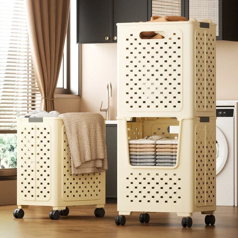 yesFoldable Laundry Basket Hamper Large Capacity Clothes Storage Organizer With Handles For Bathroom Bedroom Home Organization