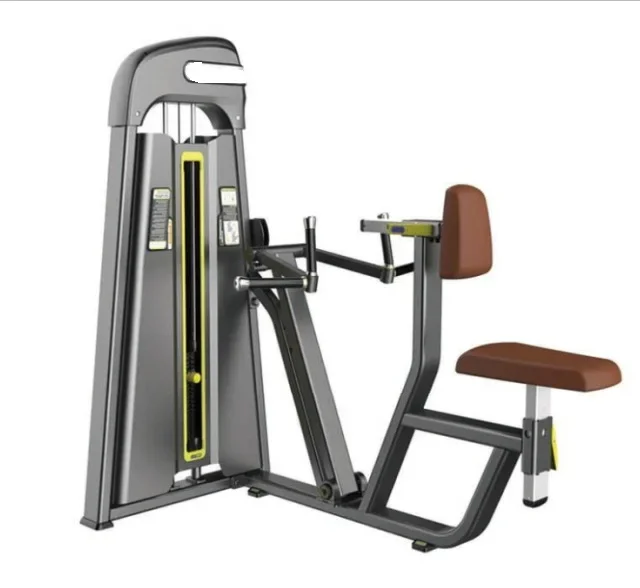 

commercial fitness seated vertical row trainer strength machine fitness gym equipment pin loaded