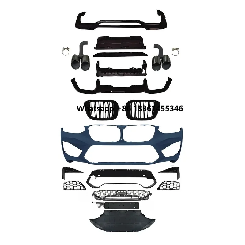 

Auto Modification BodyKit G02 2018-2021 Upgrade to X4M L Front Rear Bumper Grill Diffuser Car Accessories