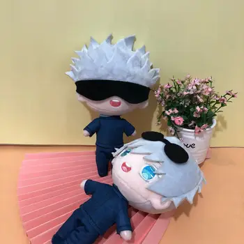 20 公分卡哇伊柔術 Kaisen Gojo Satoru 毛絨 Yuji Itadori Fushiguro Megumi 軟毛絨玩具娃娃毛絨禮物 8 最佳銷售 jjk 絨毛玩具 - №8