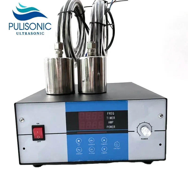 40K 200W Perfected Ultrasonic Algae Control System Transducer And Digital Generator Used On Fish And Seafood Farm