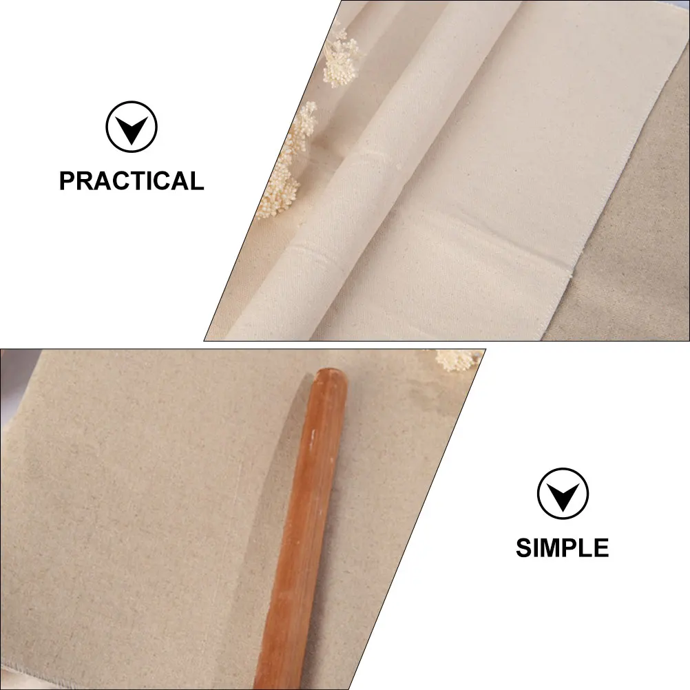 

2 Pcs Fermentation Mat Bread Cloth Baguette Linen Multiple Loaves Proofing for Baking Cotton Canvas Supplies