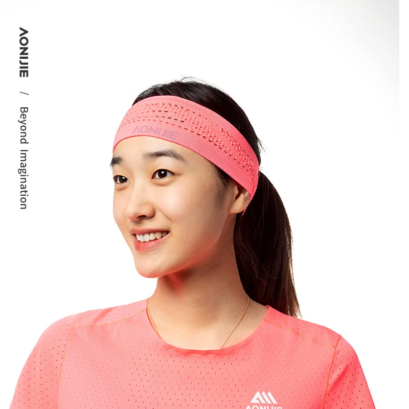 AONIJIE E4423 Workout Headband Non-slip Sweatband Wrist Band Soft Stretchy Bandana Running Yoga Gym Fitness Running