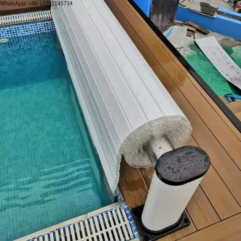 Automatic Retractable Rolling Swimming Pool Cover Pool Accessories for Home Gardens