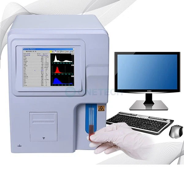 A10 Clinical Analytical Instruments Portable CBC Blood Cell Counter Fully Auto 3 Part Hematology Analyzer Price