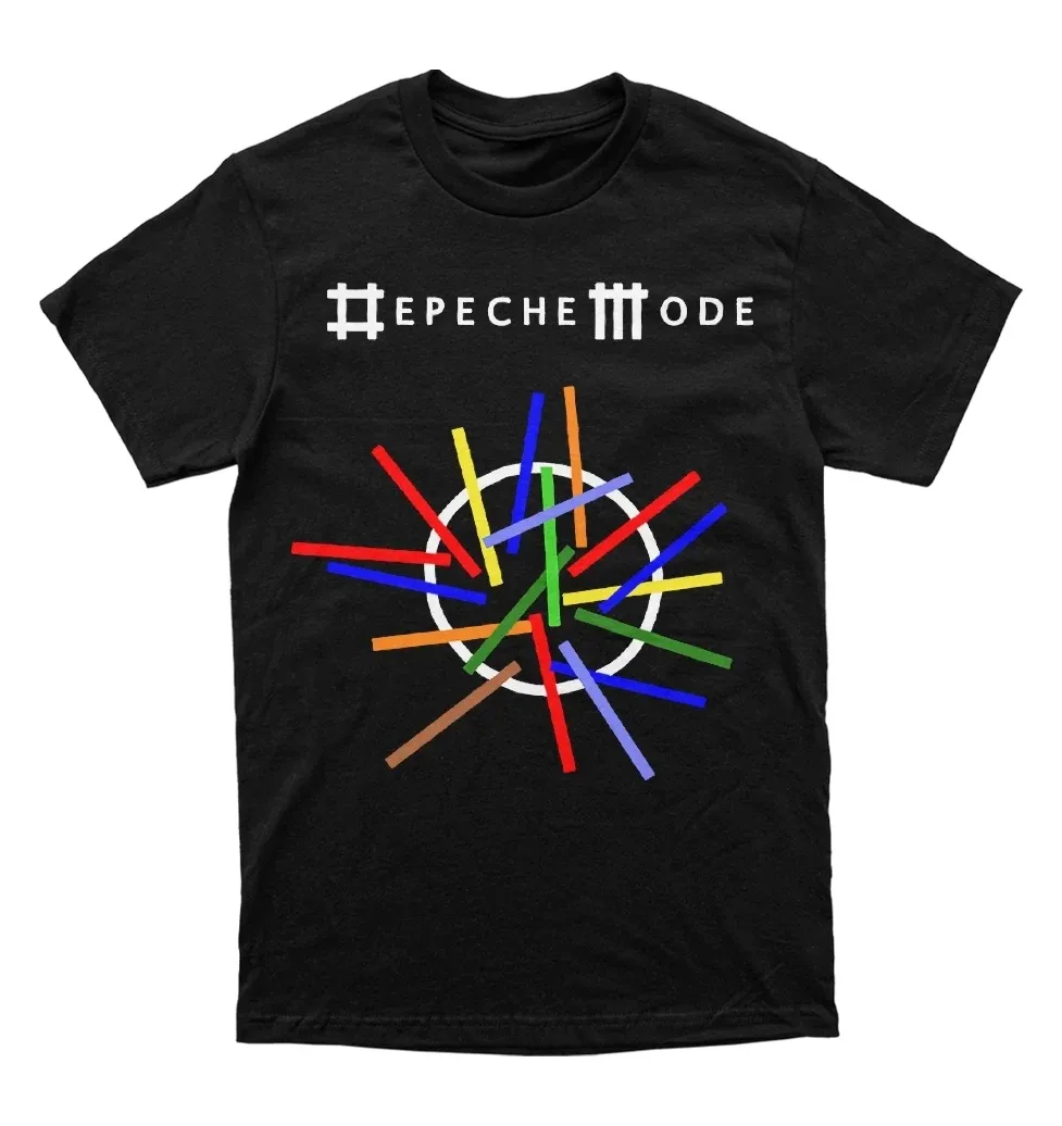 Depeche Mode Playing The Angel Harajuku-stijl rockband bedrukt T-shirt met korte mouwen Casual losse Street Style Rock Punk-katoen