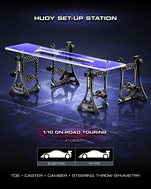 【中古】HUDY セットアップシステム1/10F1用＋タイヤサンダー用トゥルーア 中古】HUDY セットアップシステム1/10F1用＋タイヤサンダー用
