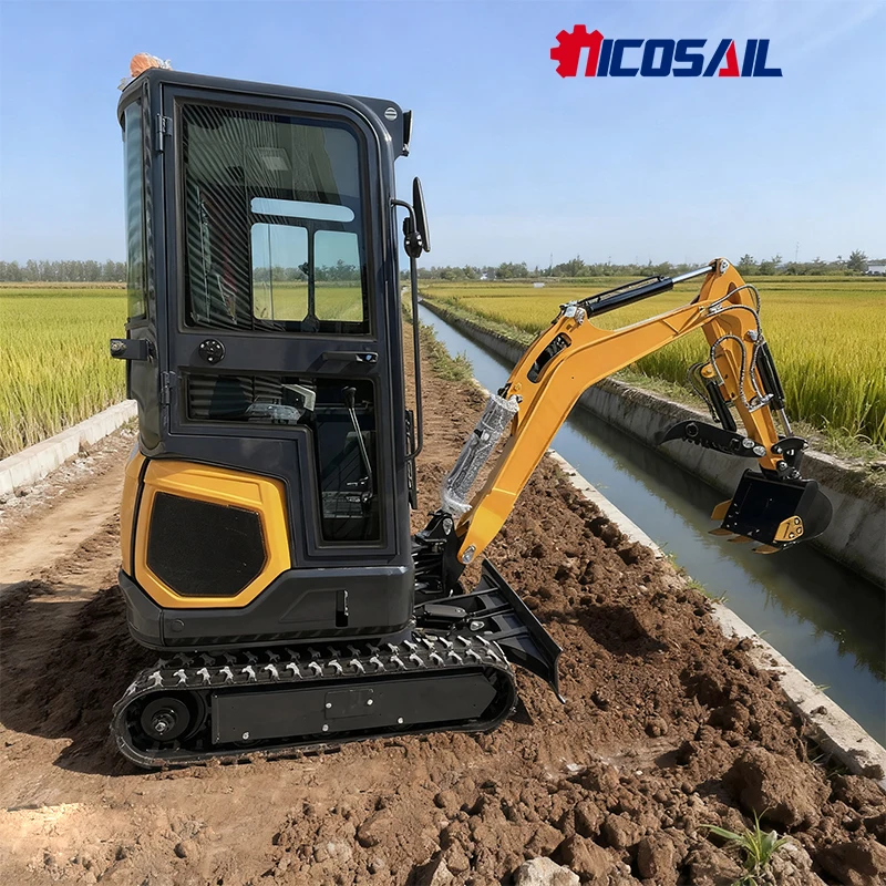

1.8 ton and 2.5 ton Kubota engine hydraulic small excavator EPA household mini excavator for sale