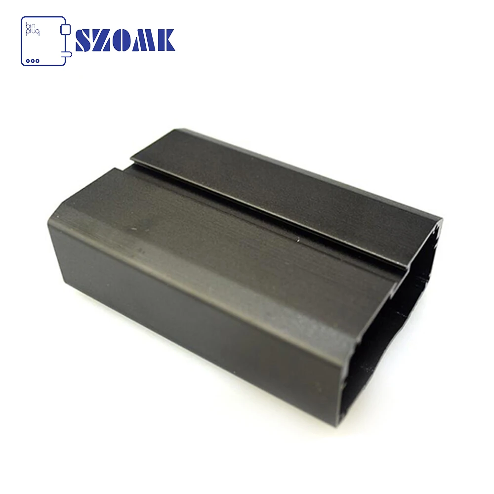 10Pcs 20*54*80mm szomk electronics enclosures for pcb diy enclosure extruded aluminum enclosure black amplifier control box