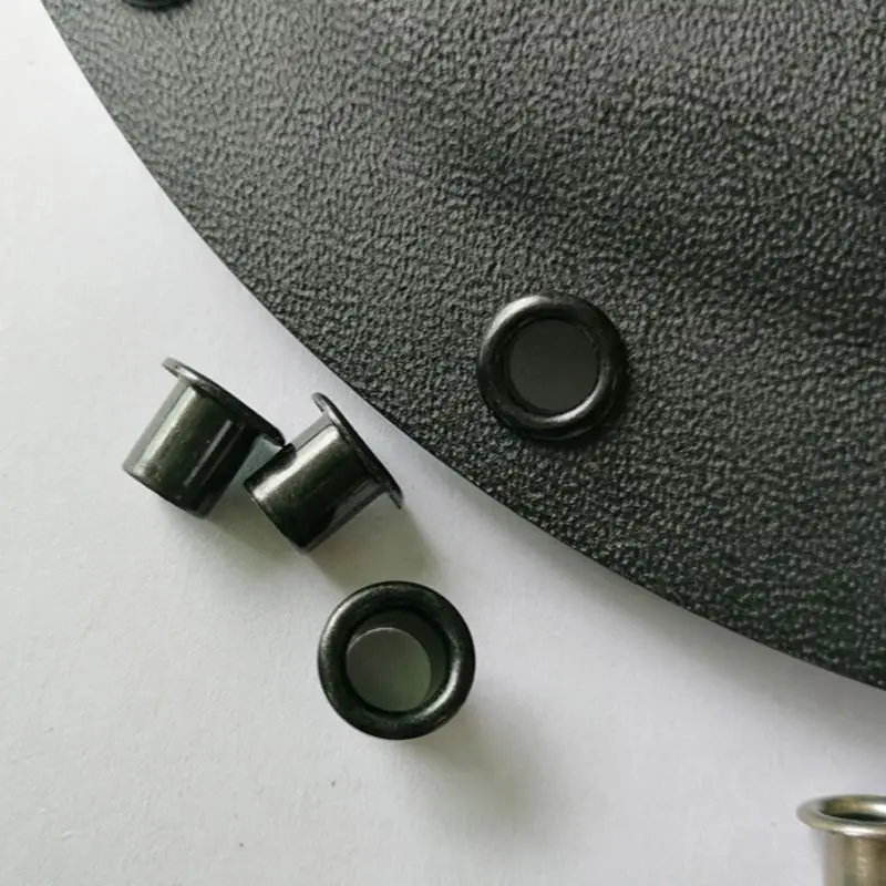 

50pcs #8-9-7.9( .267 length under flange x 1/4" outside diameter) Black brass Eyelets krivets for Kydex Holster(YEAM)