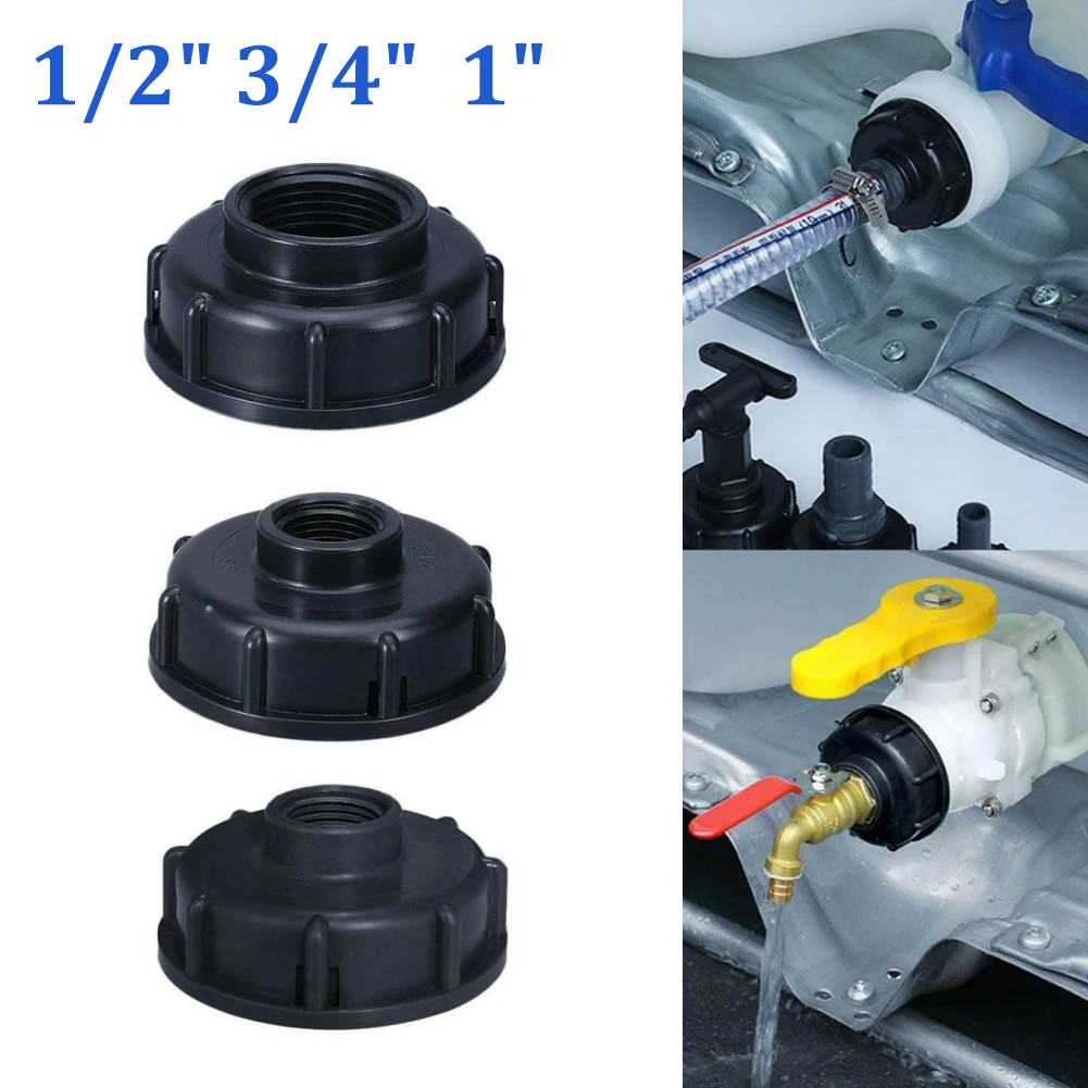 Adaptador IBC para tanque de combustible, conector hembra para válvula de riego de jardín, tapa de rosca S60x6, 24/30mm a 1 \