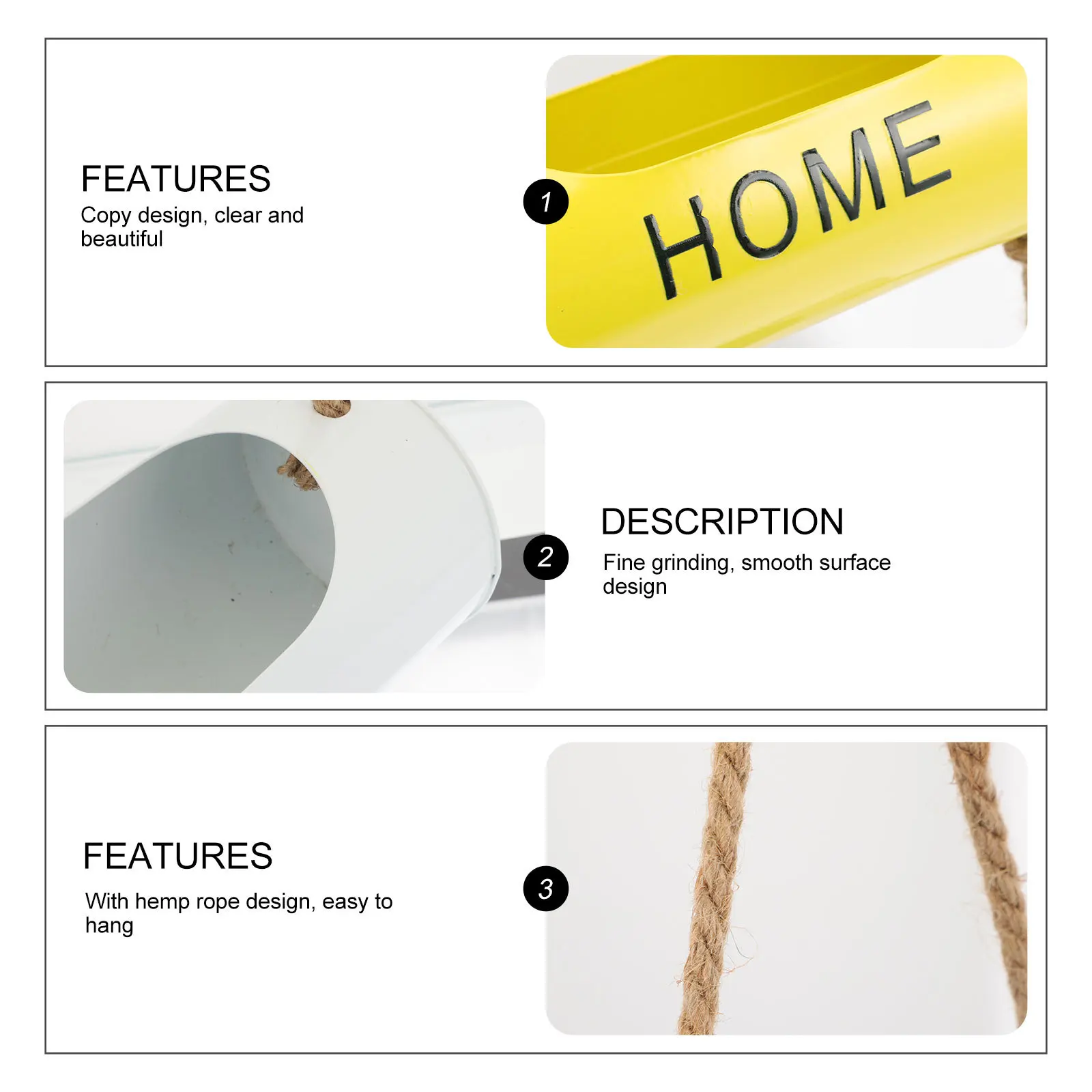 

1pcs Wall Hanging Flower Pot Double Layer Round Planter For Indoor Plants Succulents Garden Decor Flowerpot Pendant