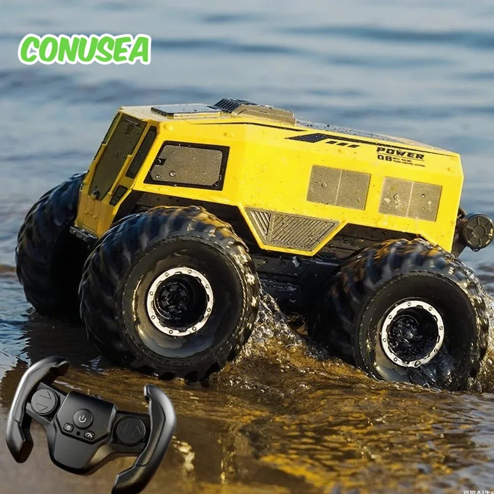 

JJRC Rc Offroad Amphibious Truck 4WD Q210 Radio Controlled Car Buggy Drift High Speed Racing Waterproof Vehicle Toys for Boys