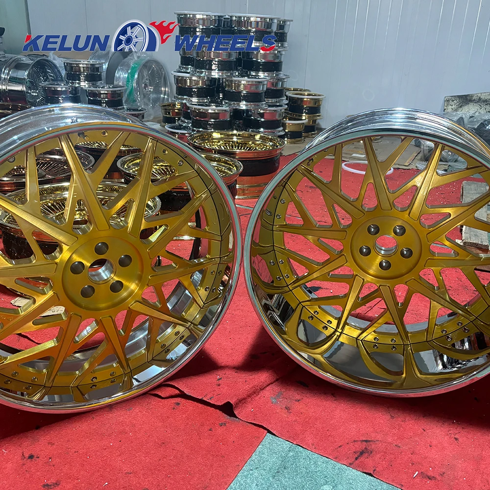 Hot Forged Aluminum Alloy 20" 22" 24" 26" forgiato Wheels Concave Rims Alloy Wheels Chrome Rims Rucci Rims Chrome Wheel