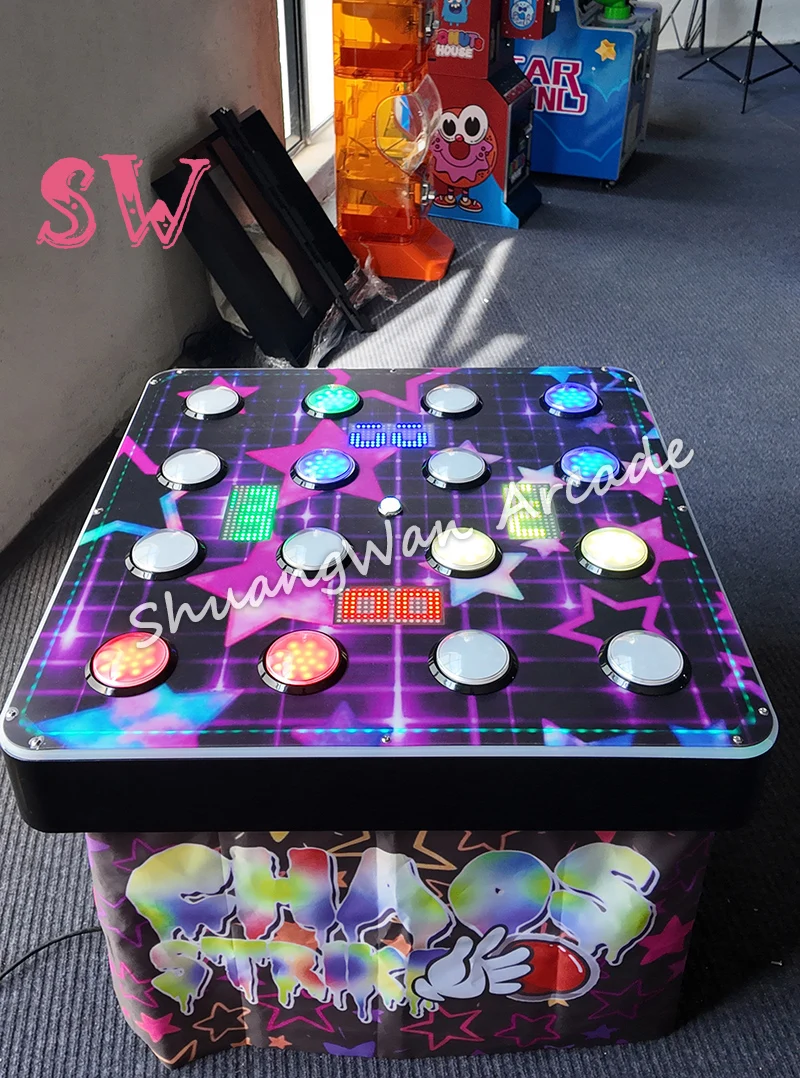 

Coin-operated entertainment machine 4-players Papa Music Carnival whole Kit Strike a Light for Arcade Game without hosting