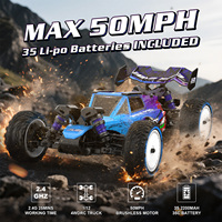 JIUSI WB12 PRO 1/12 RC Car 80km/h Brushless 4WD 2.4G Remote Control High Speed Off-road Racing Car 3S 35C 2200mAh Battery
