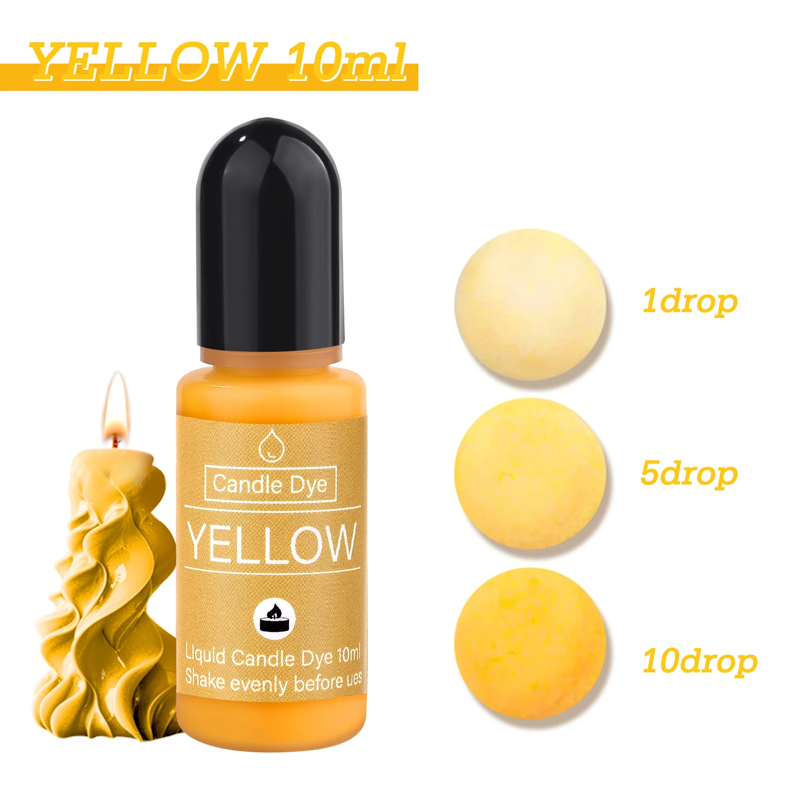 16 Farben Kerzenwachs Pigment Farbstoff Ungiftiges Soja Kerzenwachs Pigment Flüssiger Farbstoff Sojawachs DIY Seifenfarben Kerzenherstellung Zubehör