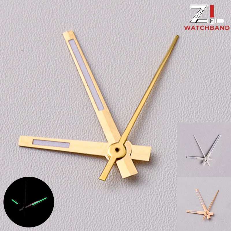 NEW 8*12*12.5mm NH35 Watch Accessories Hand for NH35 NH36 Movement Watch Needle Hands for Datejust Green Luminous Silver Gold