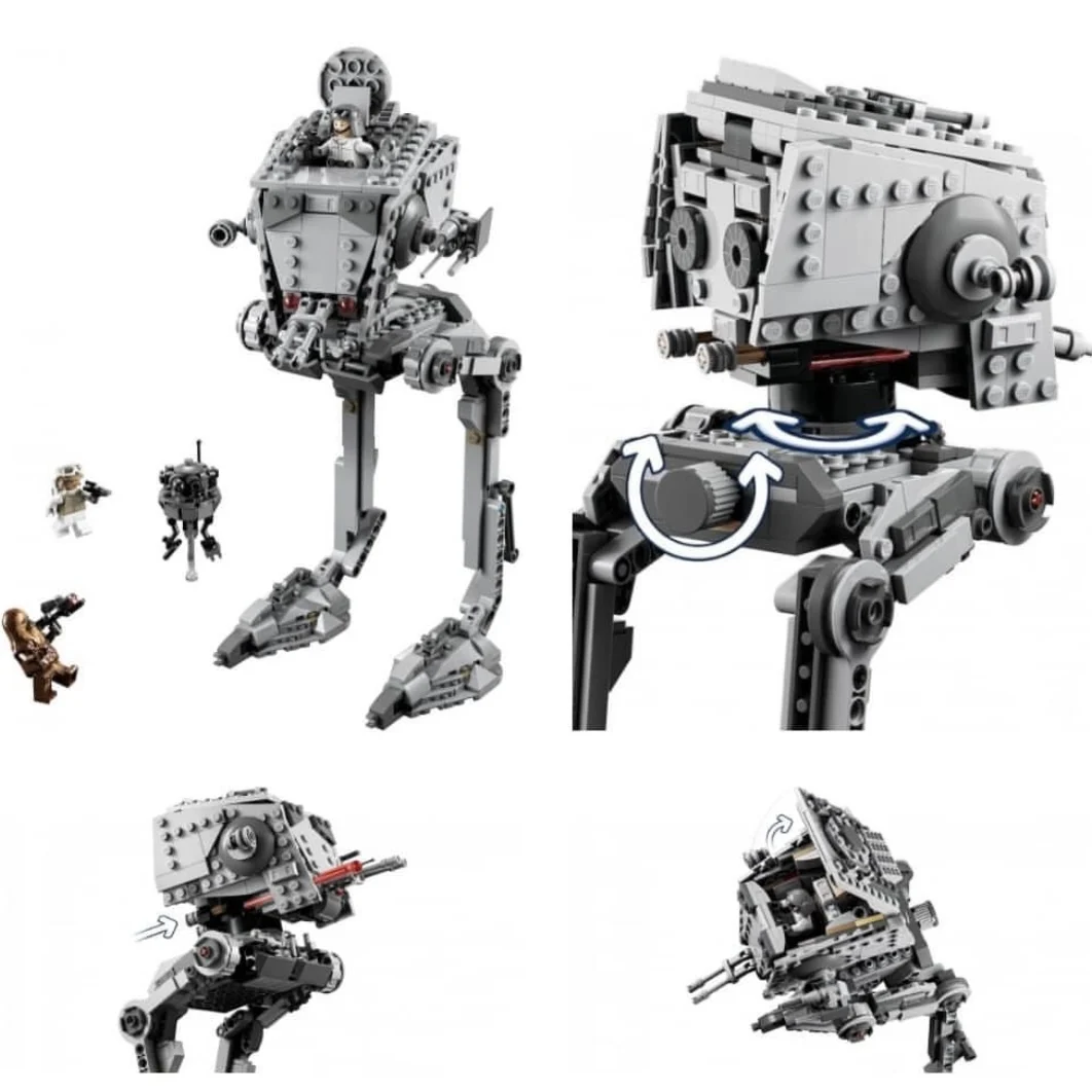 MINISO 75322 Interstellar Wars First Order ATST Walker Building Block Model Parts Bricks Brain Game Toys For Kids Christmas Gift