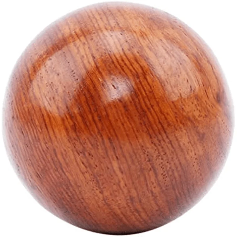 1pc Wooden Therapy Exercise Stress Balls With Rosewood For Hand, Finger & Grip Strengthening