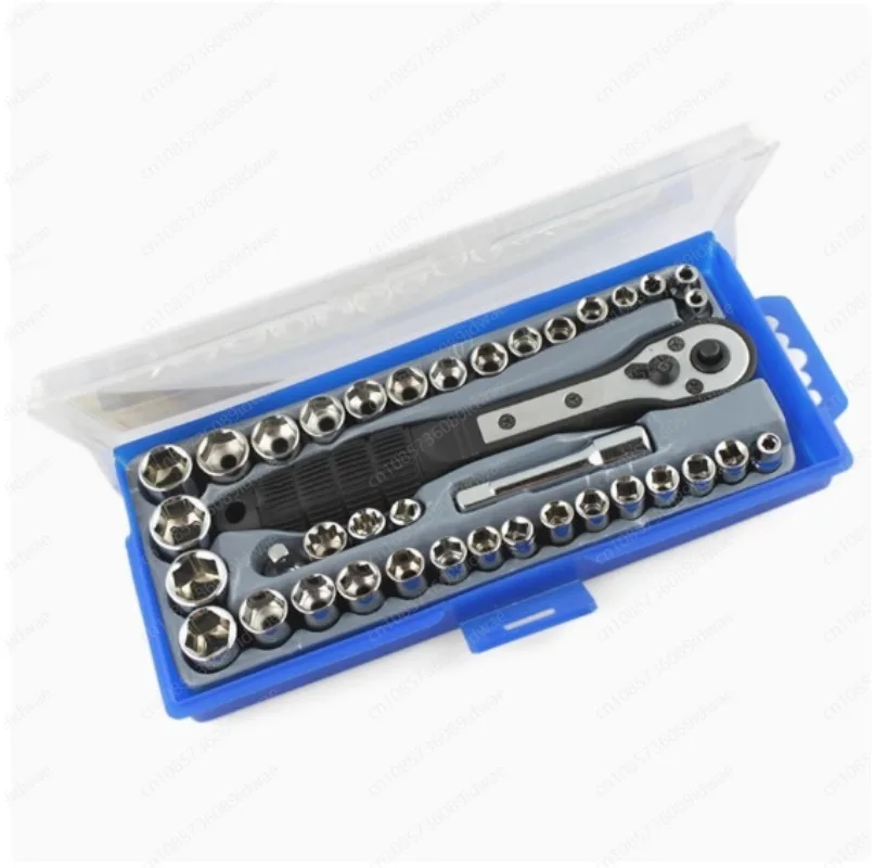 Socket Wrench Set Ratchet OF HEAD END HAND TOOL BOX KIT mechanical DICE DIE  bicycle dynamometer