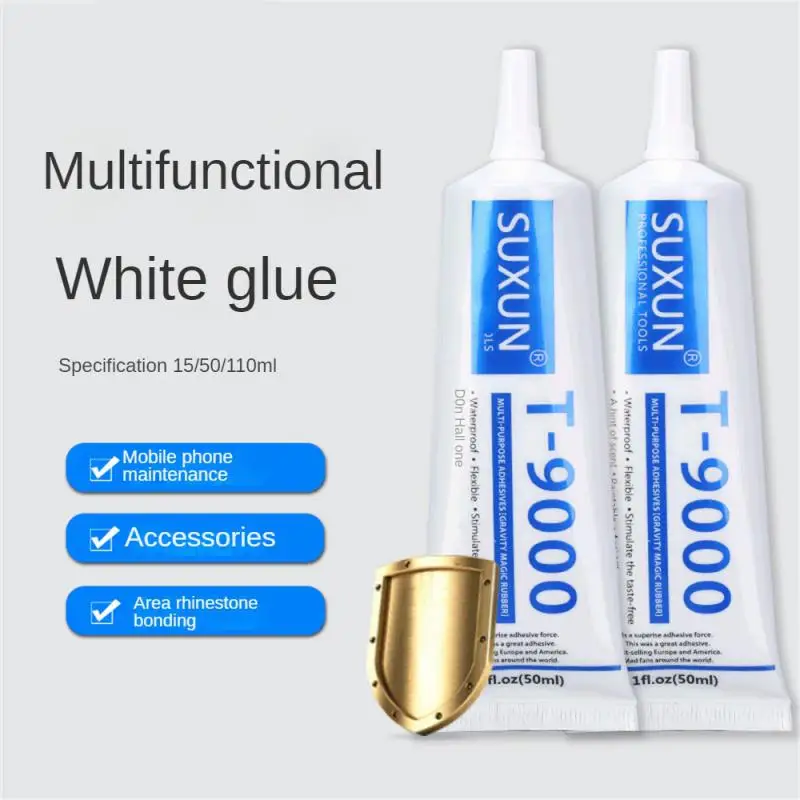 15ML/50ML/110ML T9000 Glue Ivory Contact Phone Repair Adhesive Glass Plastic Universal DIY Glue T-9000