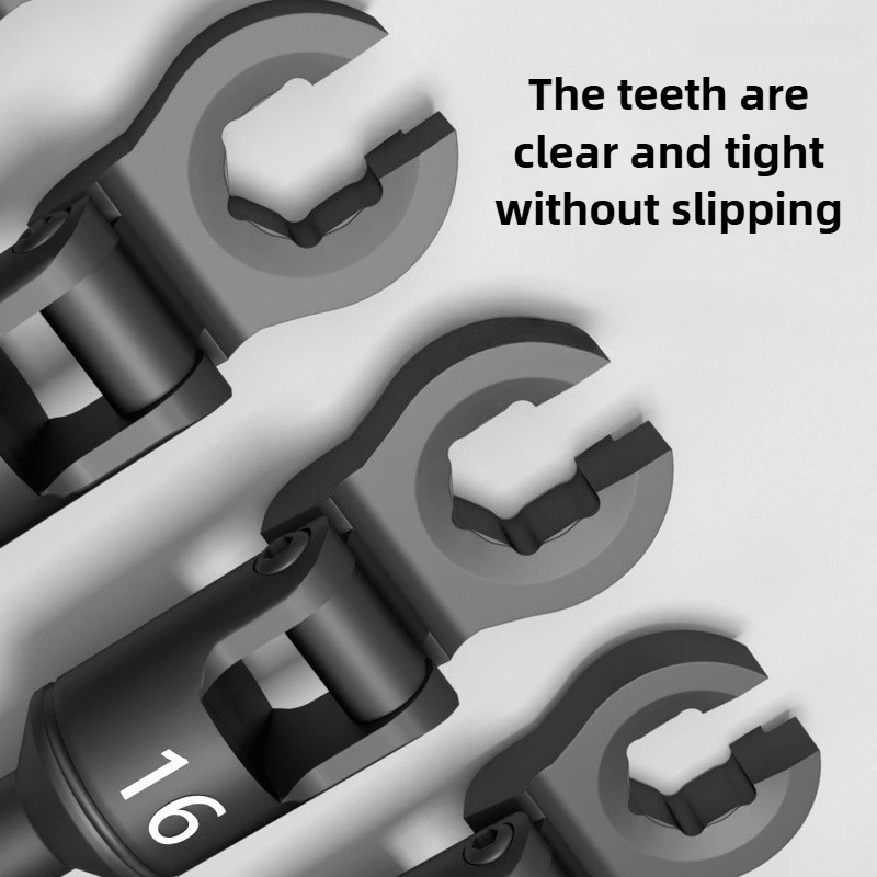 مجموعة مفاتيح الفتح العالمية 180 ° طقم مفتاح ربط لإصلاح السيارات قابل للتعديل، مفتاح تجميع تفكيك محمول، أدوات يدوية عملية #3