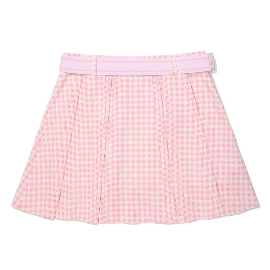 Women's golf short skirt, summer new style, slim-fitting sports checkered women golf skirt