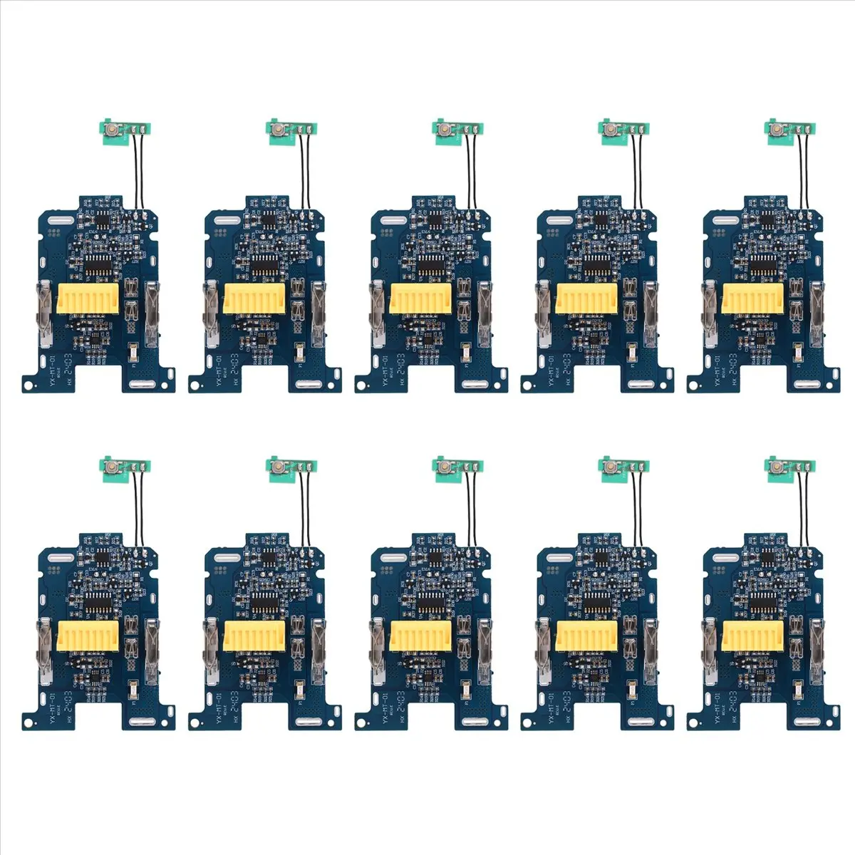 【Fast Delivery】-392-10Pcs BL1830 Li- Battery PCB Charging Protection Board for 18V Power Tool BL1815 BL1860 LXT400 Bl1850